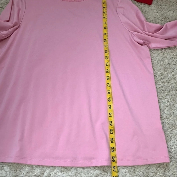 Susan Graver Women’s pink lace tops size 1X - Picture 8 of 8